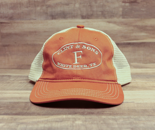 orange hat front