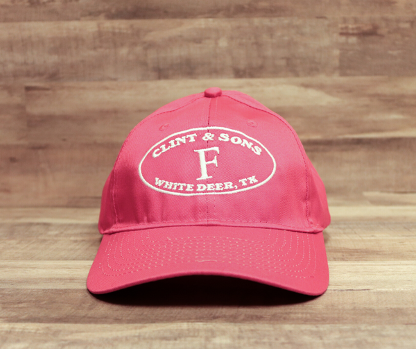 pink hat front
