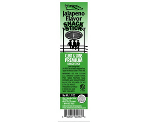 Clint & Sons Jalapeno Snack Sticks (NFP)